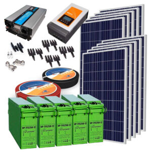 Kit Solar 12V 1500W/h